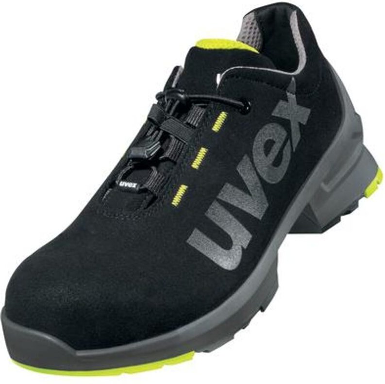 uvex 1 Halbschuhe S2 schwarz, gelb Weite 14 Gr. 41