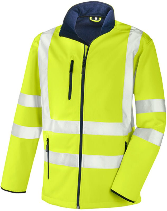 Warnschutz-Softshelljacke NIAGARA leuchtgelb Größe S
