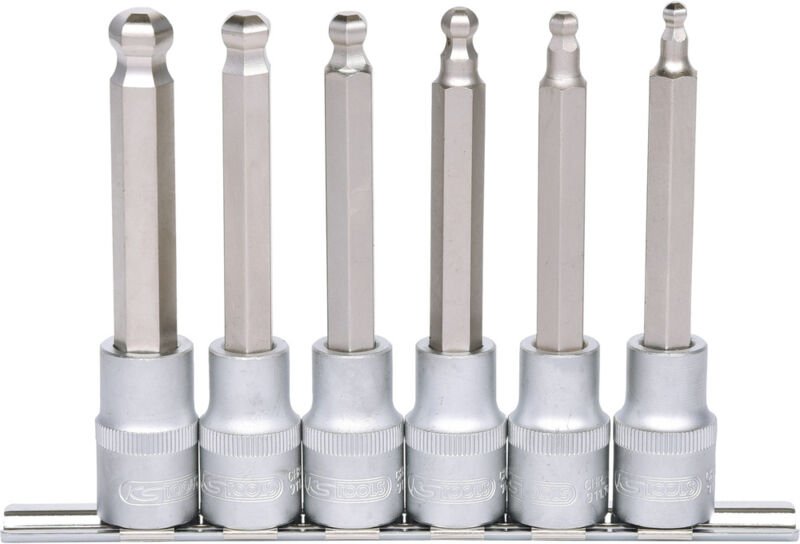 1/2' Bit-Stecknuss-Satz Innensechskant, 6-tlg