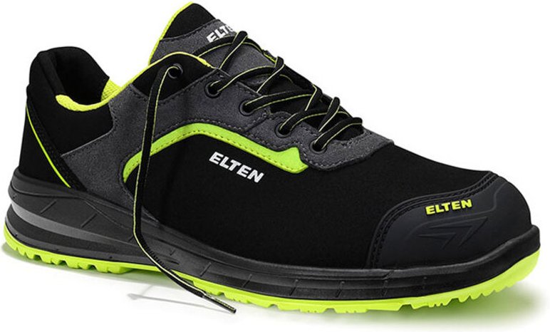 Thumbnail - Sicherheitshalbschuh loan XXSports Pro black-lime Low esd S3 728151-42 - Elten