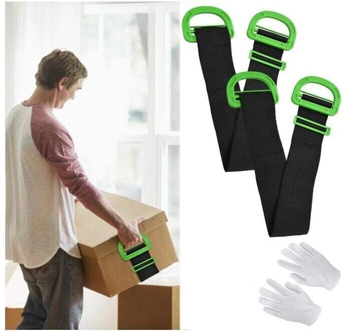 Umzugsgurt, 2er-Pack Hebegurte für den Möbel-Matratzenbau, 270 kg Lastgurte, Umzugs-Transportgurte.