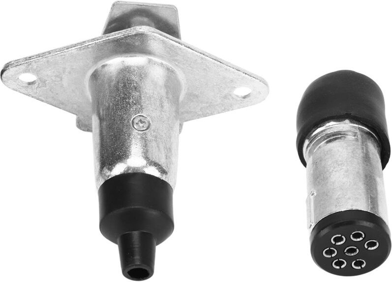 7-poliger Anhängerstecker und Zündkerzen-Set für Wohnmobile, Wohnwagen und Anhänger – ergonomisches Design, einfache Ins...