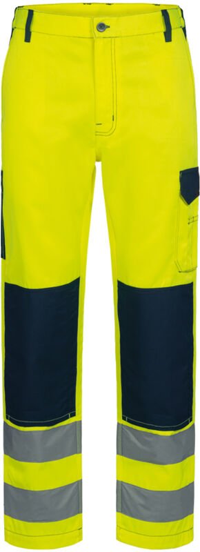 Gr .60 WERDAU WARNSCHUTZ-BUNDHOSE gelb WERDAU HIGH VISIBILITY TROUSERS