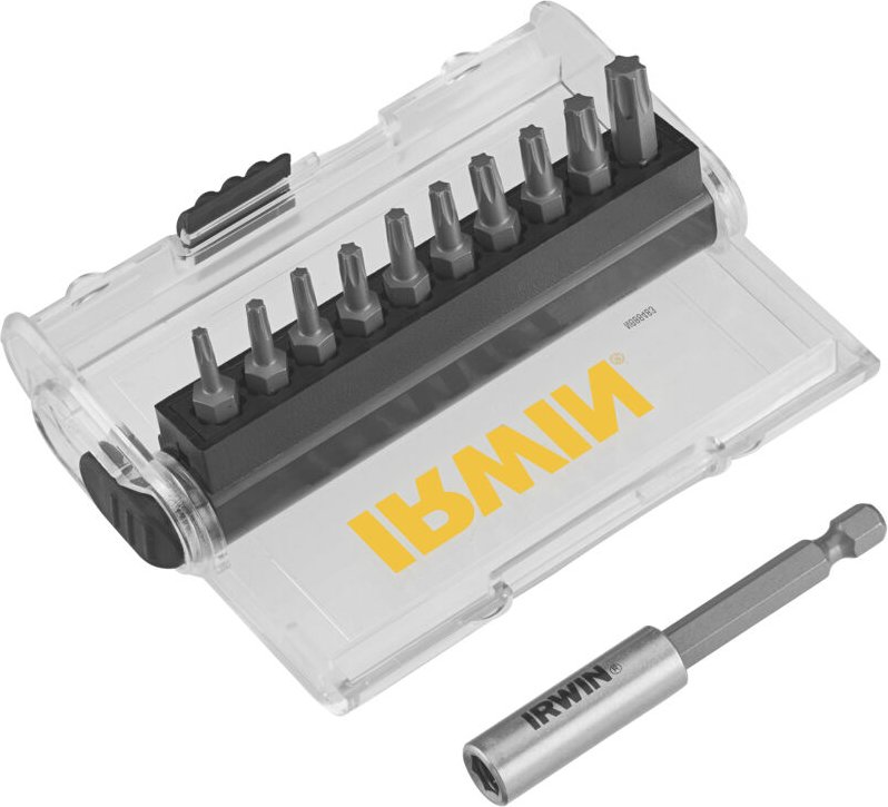 Końcówki kpl.11szt. 25 mm ph1-ph2-ph3-pz1-pz2-pz3-t10-t15-t20-t25 z adapterem magnetycznym - Irwin