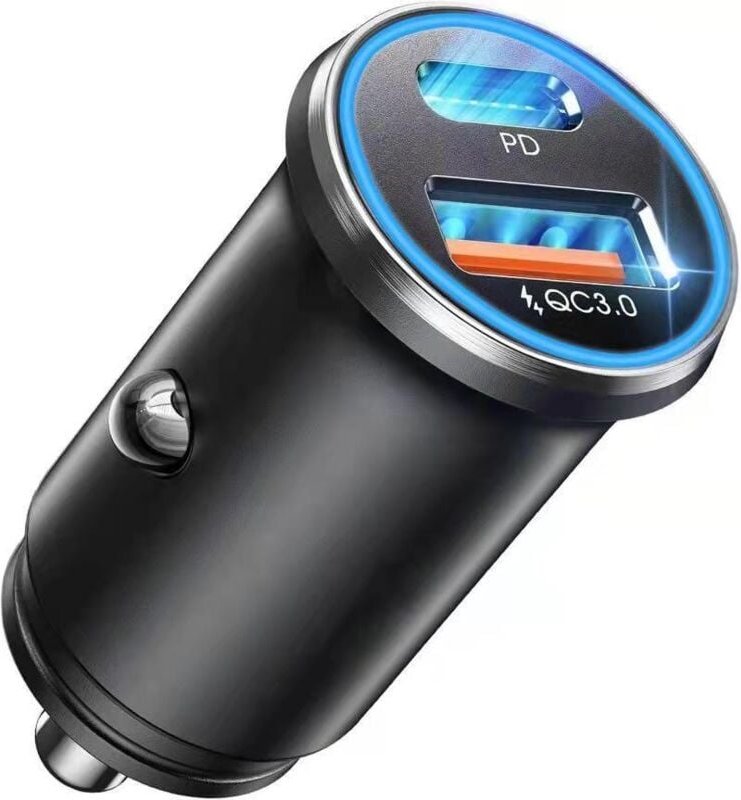 54W Zigarettenanzünder USB C 12V USB Adapter Auto PD&QC3.0 USB kfz ladegerät Auto Ladegerät Adapter USB Zigarettenanzünd...