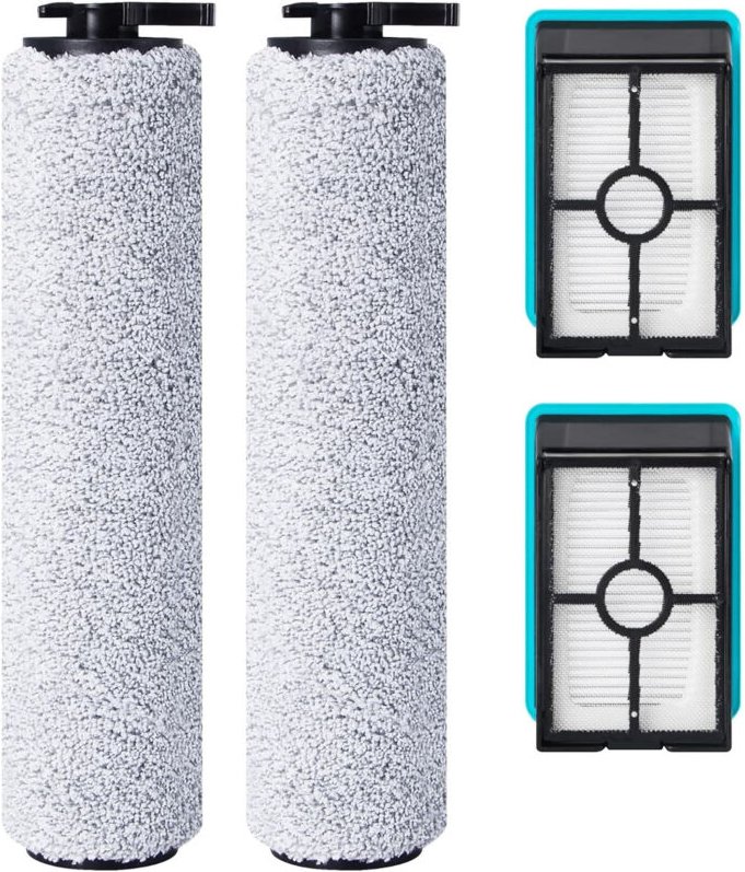 Ersatzbürstenrolle und HEPA-Filter für den kabelgebundenen Stielstaubsauger Bissell CrossWave HF2/3845N/3831, 2 Bürstenr...
