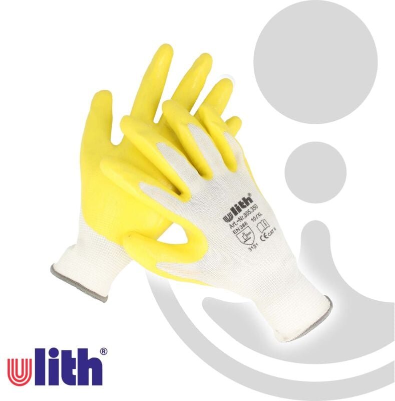 ULITH Montage-Feinstrickhandschuhe Größe 8 (M)