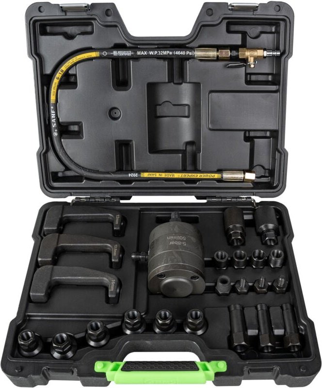 JBM54587 Pneumatischer Injektor-Extraktor mit Adaptern und Extraktionsklauen