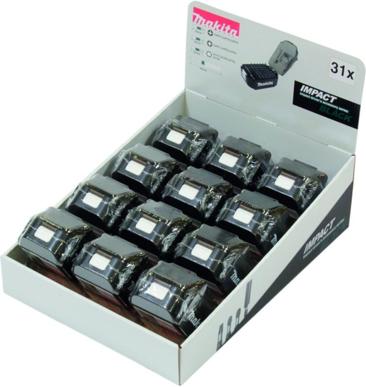 Makita Display Torsion Bitset 31-tlg. E-03090