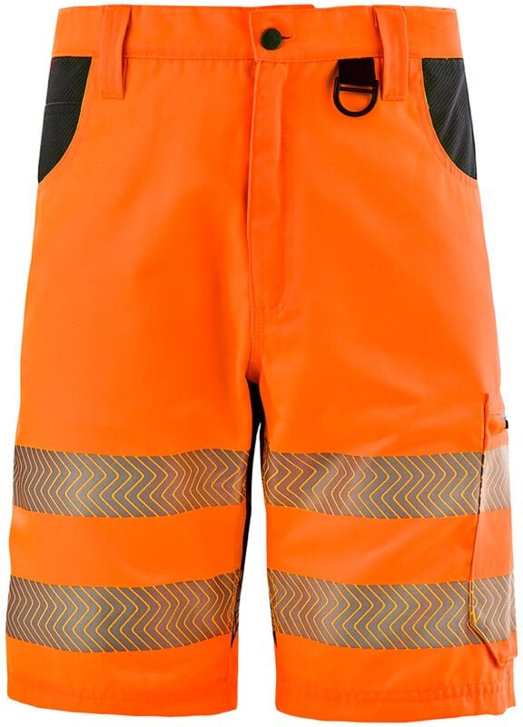 3840-S 4PROTECT® Warnschutz-Shorts PATERSON Gr.S leuchtorange
