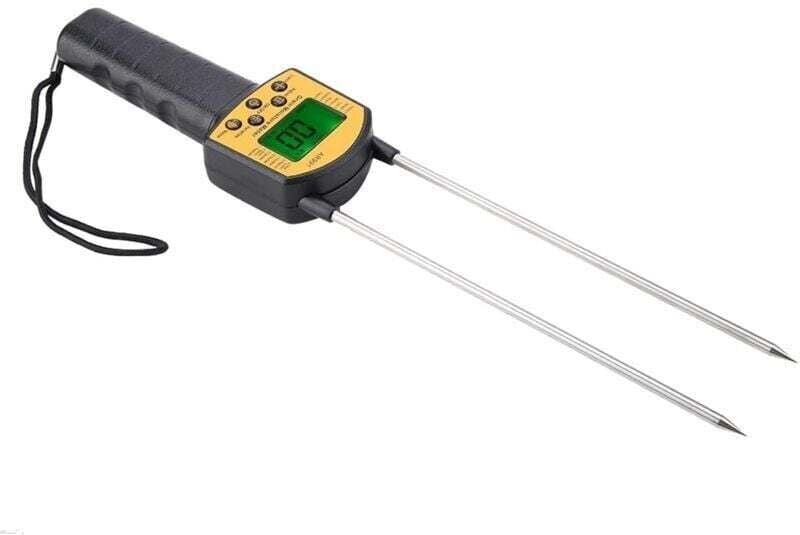 Getreide-Feuchtigkeitstest, Getreide-Feuchtigkeitstest, SMART SENSOR Getreide-Feuchtigkeitsmesser LCD-Anzeige für Weiß, ...