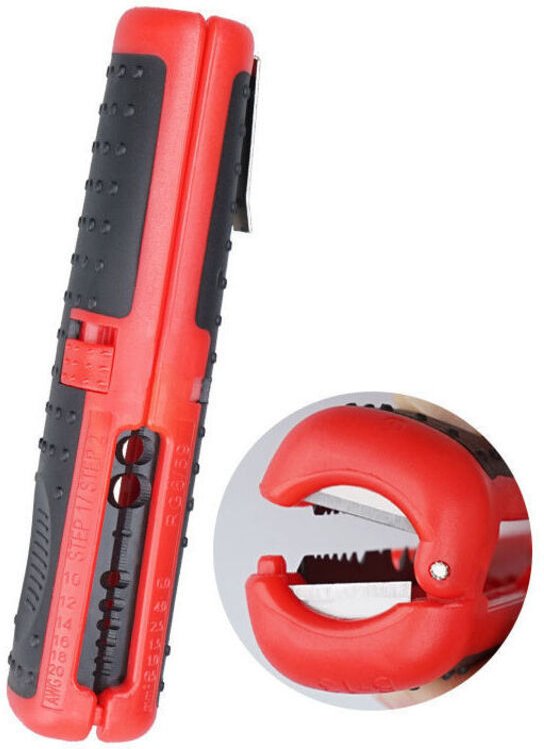 Ahlsen - Abisolierzange Universal-Niederspannungs-Abisolierzange, Abisolierwerkzeug