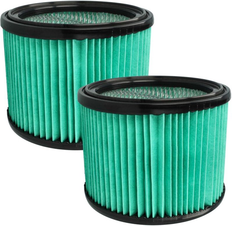 2x Staubsaugerfilter kompatibel mit Bosch 060197C100, 06019E5100 Staubsauger - HEPA-Filter Schwarz Hellblau - Vhbw