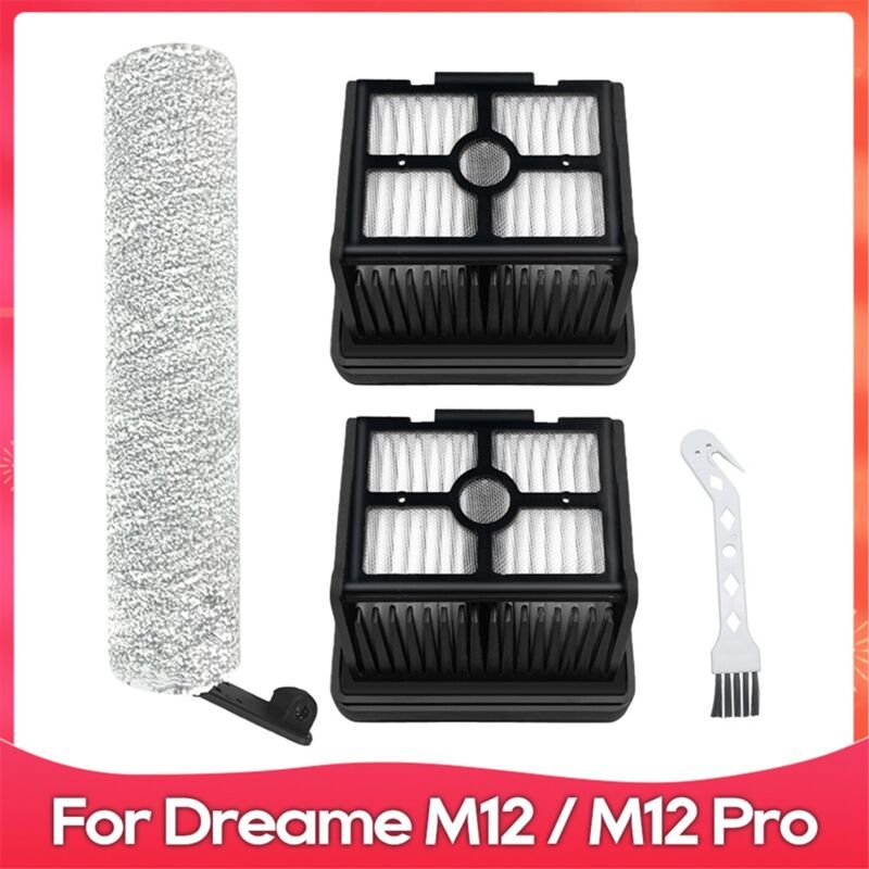 Für M12 / Pro Roller Brush Filter Roboter-Staubsauger