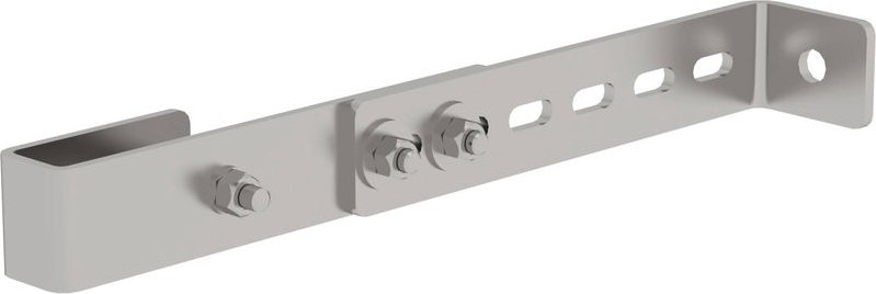 Munk - Günzburger Steigtechnik Wandhalter Edelstahl verstellbar 150 - 300 mm für Schachtleiter - 062019