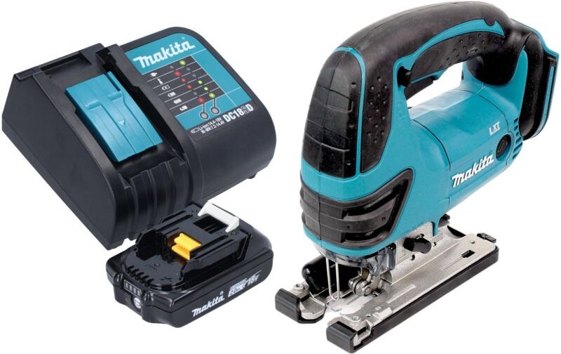 Makita DJV 180 SA1X Akku Stichsäge 18 V 135 mm + 1x Akku 2,0 Ah + Ladegerät