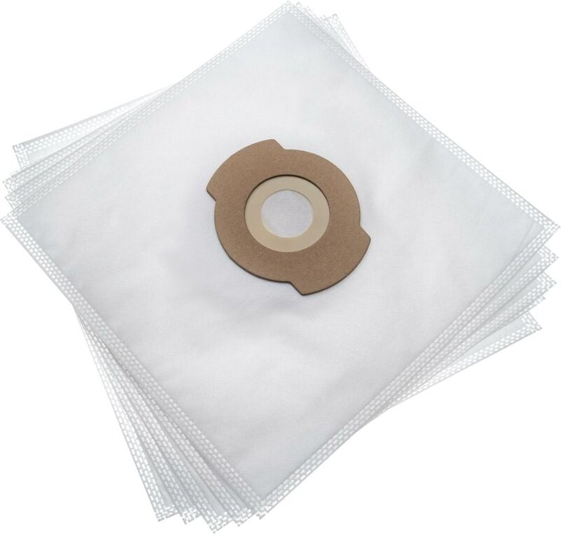 5x Staubsaugerbeutel Ersatz für Bosch 2609256F34 für Staubsauger - Mikrovlies, 27.25cm x 26.5cm, Weiß - Vhbw