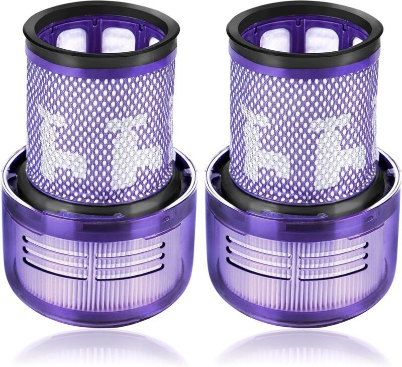 2er-Pack Ersatz-HEPA-Filter für Dyson V12 Detect Slim Staubsauger, kompatibel mit Dyson V12 Slim Absolute Extra/Total Cl...