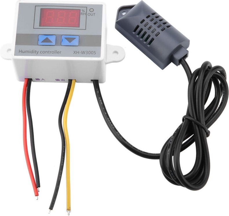 Decdeal XH-W3005 Digital Hygrometer Switch Controller Feuchtigkeitssensor 0 99%RH 12V