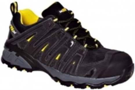 teXXor® S1-Sicherheitshalbschuhe LYON schwarz/gelb 6112 Gr.46