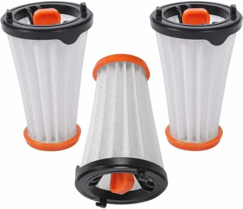 Set mit 3 Ersatzfiltern für AEG/Electrolux Rapido und Ergorapido Staubsauger. Ersetzt AEG AEF 144 / Electrolux EF144