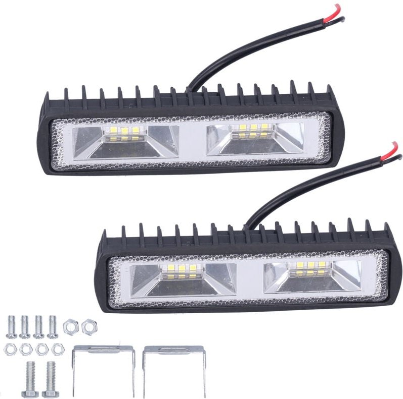 Paar 12-LED 36W 12-24V Arbeitsscheinwerfer, Scheinwerfer für Motorrad, LKW, Boot, Traktor, Offroad-Anhänger.