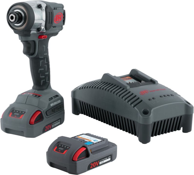 Ingersoll Rand - Ingersoll-Rand Hex Akku-Schlagschrauber Kit W3111-K22-EU 1/4', 2x 2,5 Ah und Ladegerät