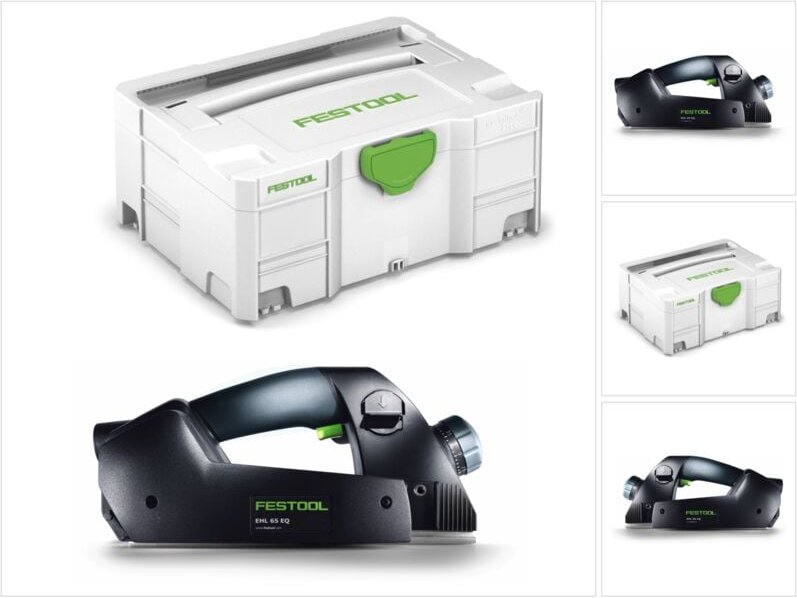 Ehl 65 EQ-Plus Einhandhobel 720W 23mm im Systainer + Zubehör ( 574557 ) - Festool