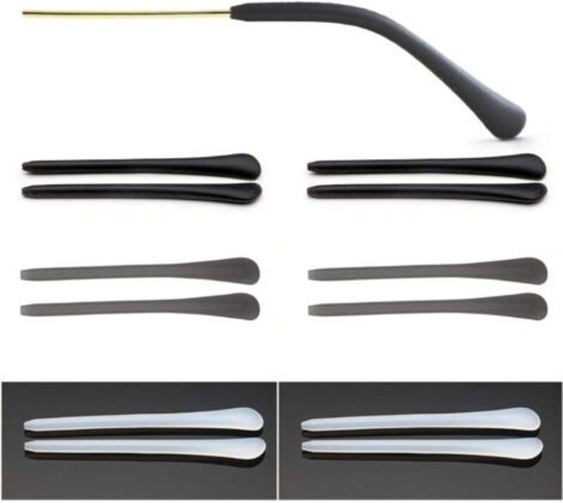 6 Paar rutschfeste Silikon-Brillenüberzüge, Ersatzteile zur Behebung von Abnutzungserscheinungen, Zubehör zum Austausch ...