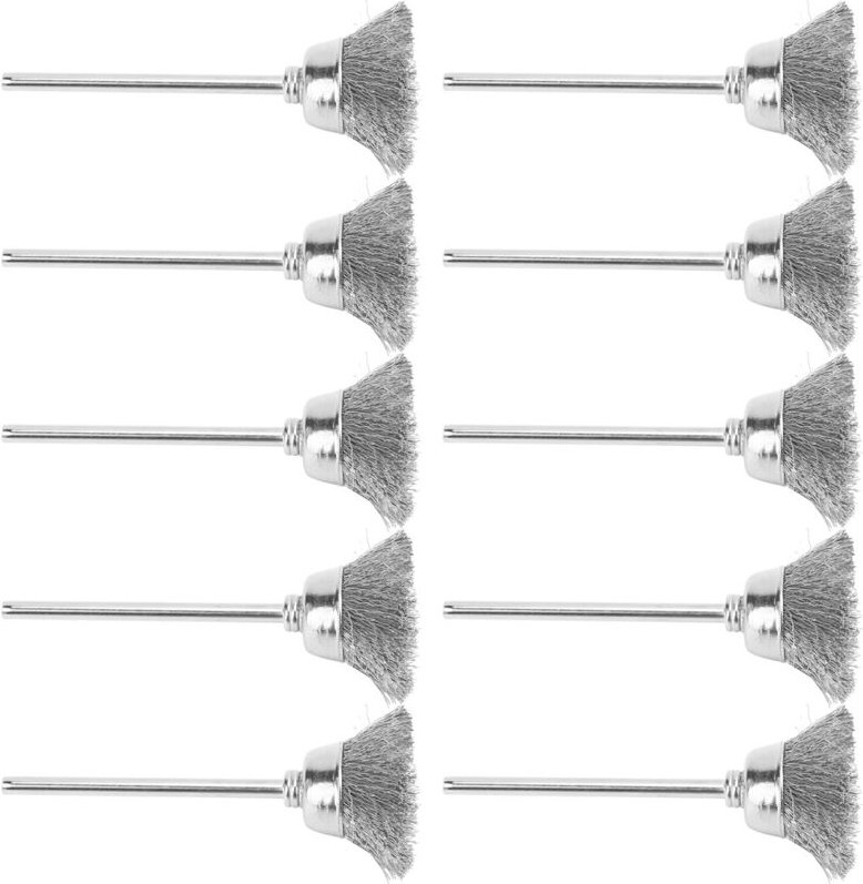 Spacnana Effizientes Reinigungsdrahtbürsten-Set, breites Anwendungsspektrum mit 3 Bürsten zum Polieren von Holz, Marmor ...