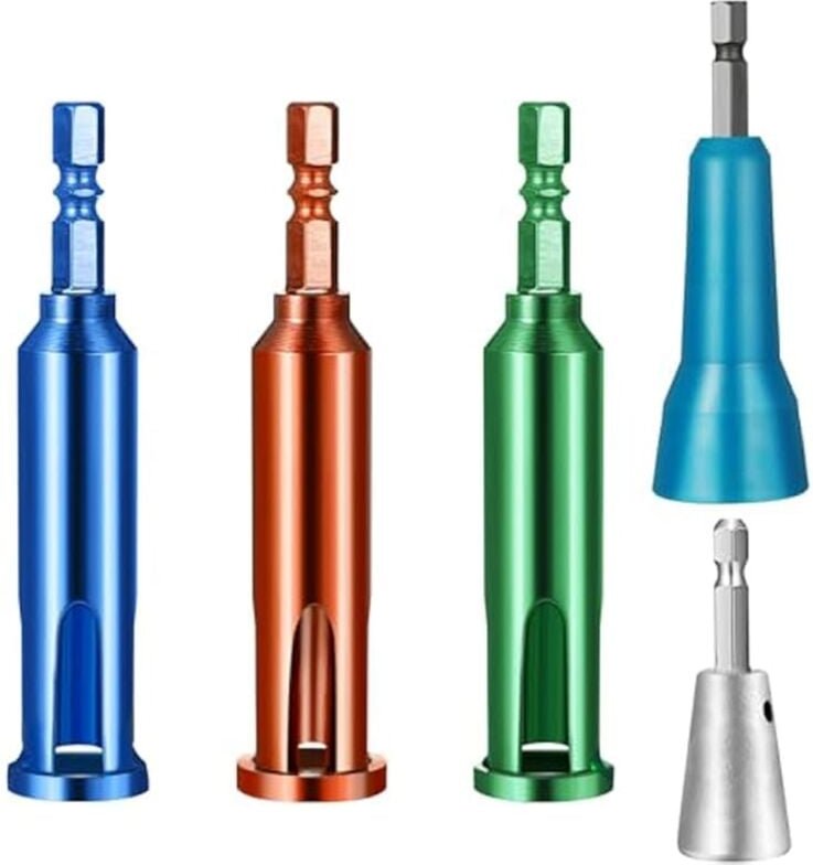 Tlily - 5-Draht-Verdrillwerkzeug für Bohrmaschine, 3/5-Wege-Abisolierzange, Twister, Abisolierzange und Steckertreiber