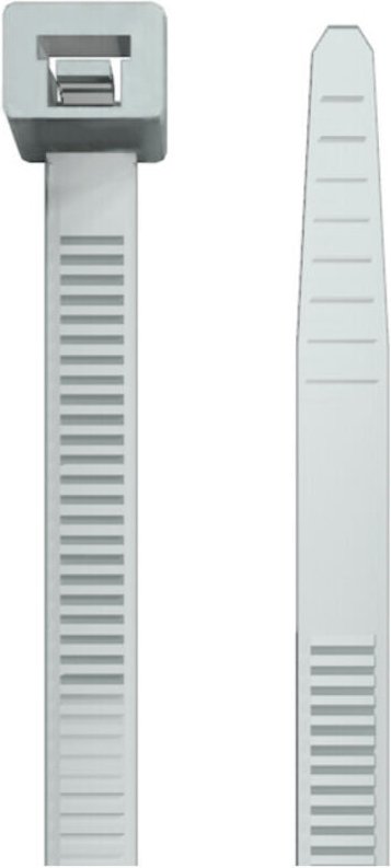 Weidmüller Kabelbinder 2.5mm, PA66, 80N CB 98/2.5 NATUR 100 Stk