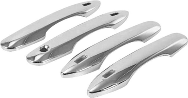 4 StüCke ABS Chrom Silber Auto Externe Seite TüRgriff Abdeckung Trim für Bz4X 2022 2023