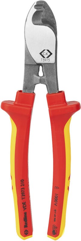 C.k T3973 210 T3973 210 Kabelschneider Geeignet für (Abisoliertechnik) Alu- und Kupferkabel, ein- un