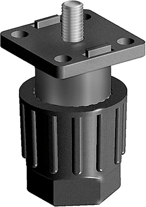 Fath Stellfüße passend zu Item System Aluprofil Nut 8, Kunststoff schwarz