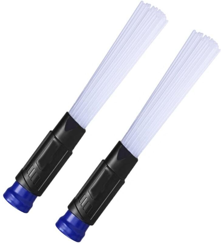 Set mit 2 universellen Staubbürstenrohren für Staubsauger, multifunktionale Strohhalme für Staubsauger, Staubbürste