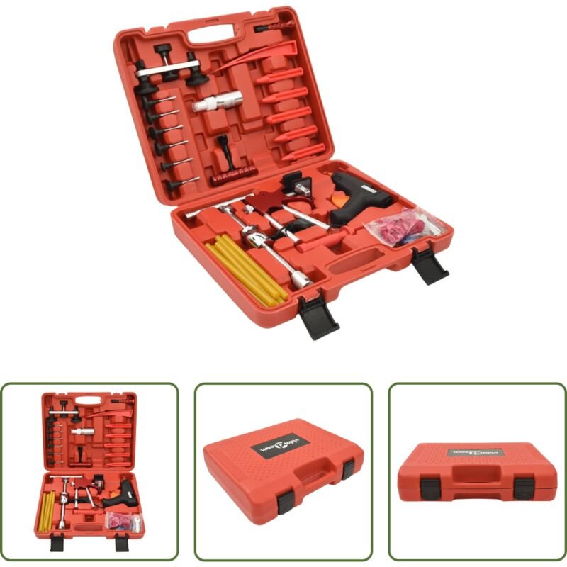 vidaXL 42-tlg. Ausbeulwerkzeug-Set mit Aufbewahrungsbox