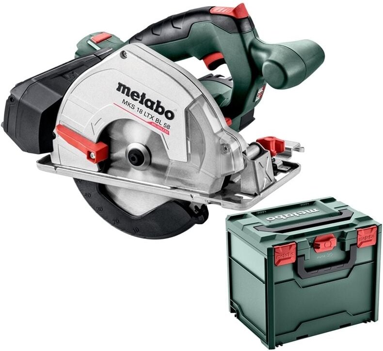 Metabo - Akku-Metall-Handkreissäge mks 18 ltx bl 58, incl. Kreissägeblatt, Zubehör x