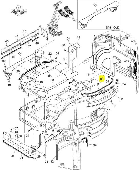Originales blech Hitachi YD40002743