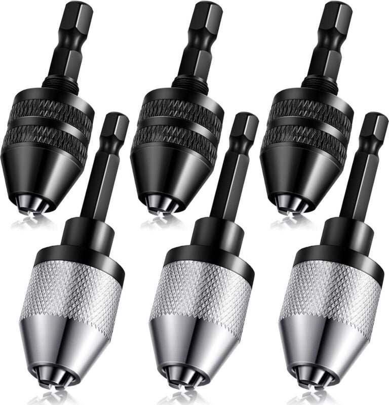 Schlüsselloses Bohrfutter Bit 1/4 Zoll Sechskantschaft Schlüsselloses Bohrfutter Schnellwechsel-Konverter Verlängerung S...