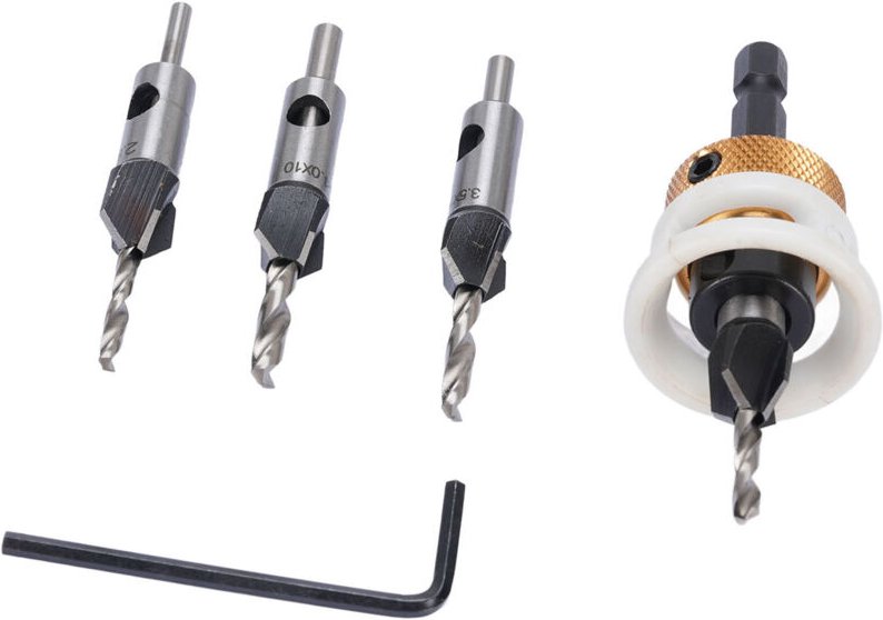 Universalbohrer, einstellbare Bohrtiefe, 10 mm Durchmesser, Tischbohrer für Holzbearbeitungsprojekte