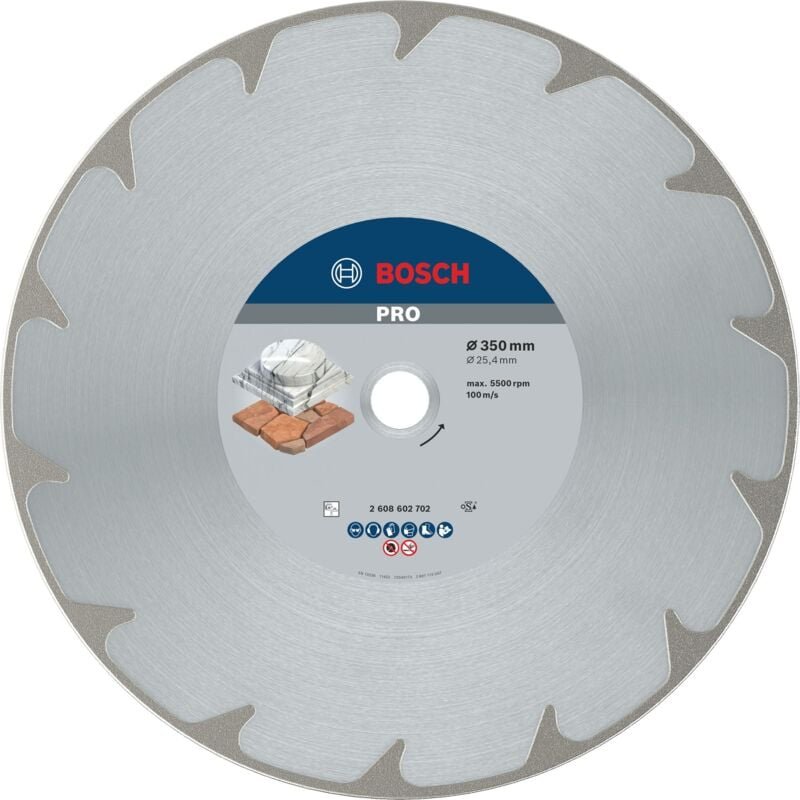Bosch - Diamanttrennscheibe Best for Marble 350 x 25,40 x 2,6 x 5 mm