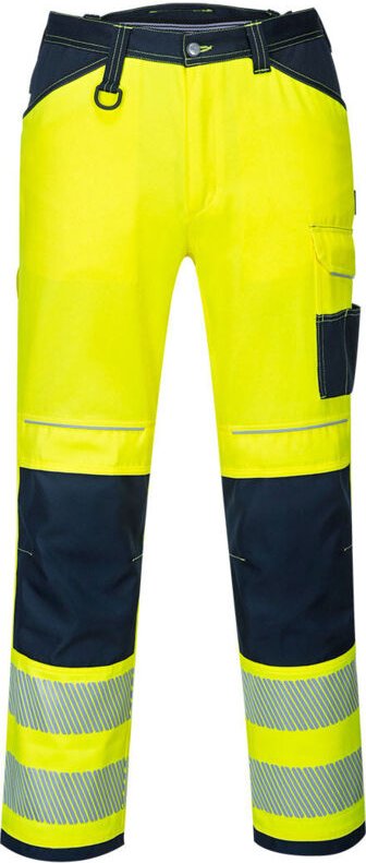Arbeitshose Pw3 Hi-vis Farbe: Gelb/navy Größe 36 - Portwest