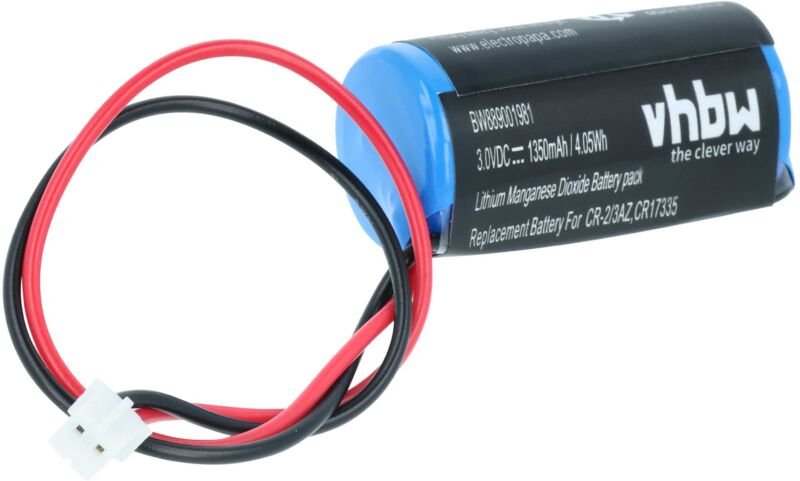 Vhbw - Batterie Ersatz für Verisure CR-2/3AZ für Alarmanlage, Alarmsystem (1350 mAh, 3 v, Li-MnO2)