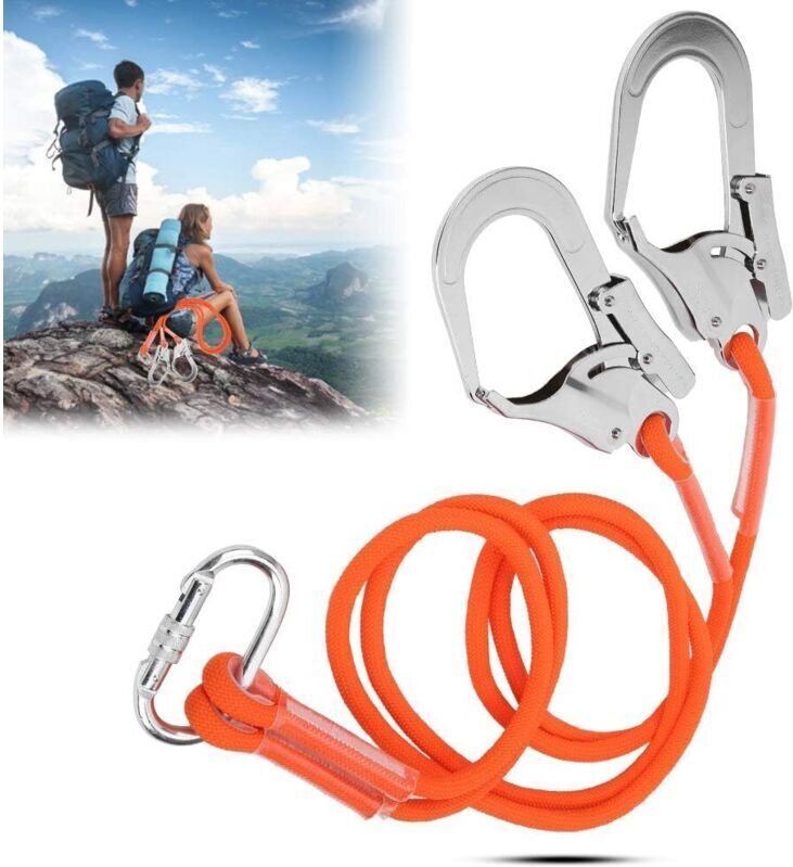 Sicherheitsgurt, Verbindungsmittel, Schutzgurt mit Verbindungsmittel, Höhenarbeitsgurt mit Stahlhaken (1,6 m)