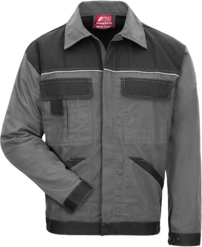Motion tex light Arbeitsjacke grau Größe 56 - Nitras