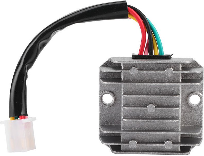 Vtizikl Régulateur redresseur de tension 12V 5 fils pour moto ATV Dirt Quad Scooter Autres pièce de rechange pour voitur...