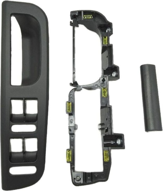 Tlily - 3Pcs für Golf 4 Innen Tür Griff Heber Schalter Halterung Kappen