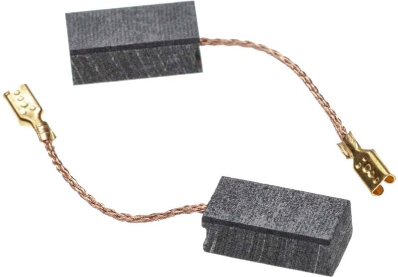 vhbw 2x Kohlebürste Motorkohle Schleifkohle 17 x 9 x 6,5mm kompatibel mit Hitachi DH 36DAL, DH 36DL, G12S2, G12SA2, G12S...