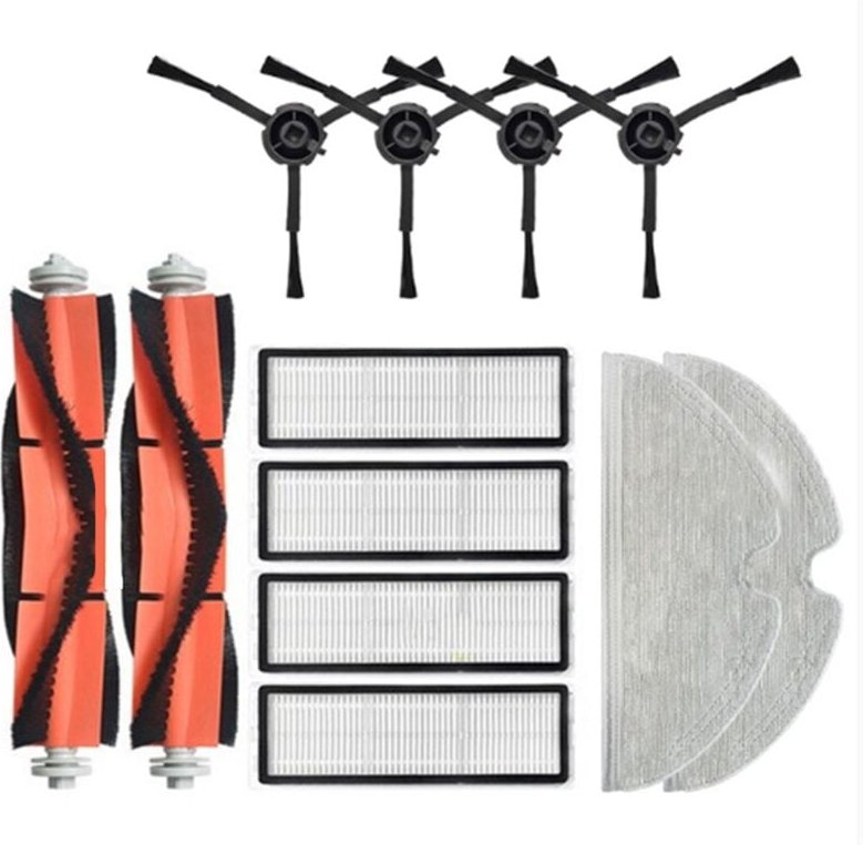 Zubehör Hauptwalze Seitenbürste Filter Mopp Lappen Teile